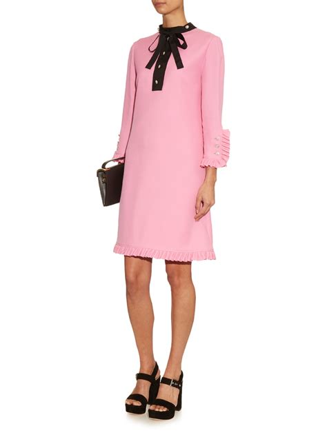 pink gucci dress